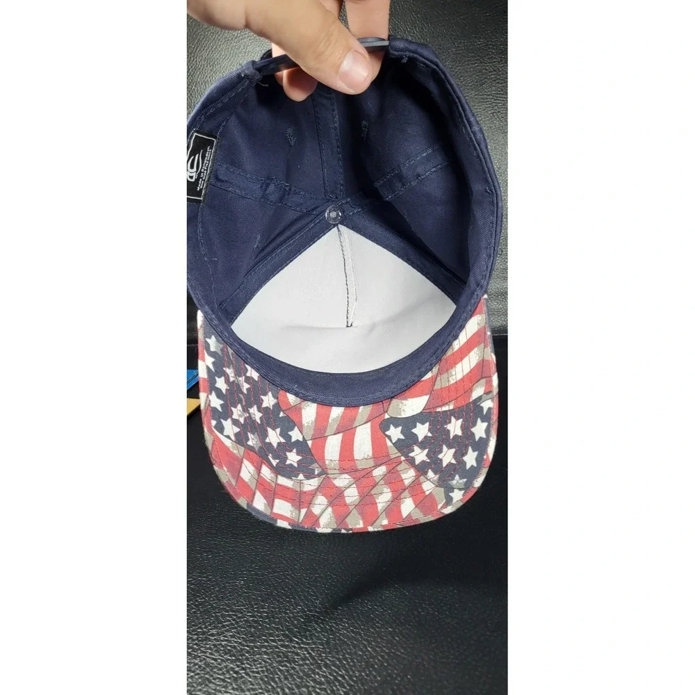Vintage New* 90s Chevy Hat Cap Snapback Vintage CHEVROLET Club AMERICAN FLAG BIL